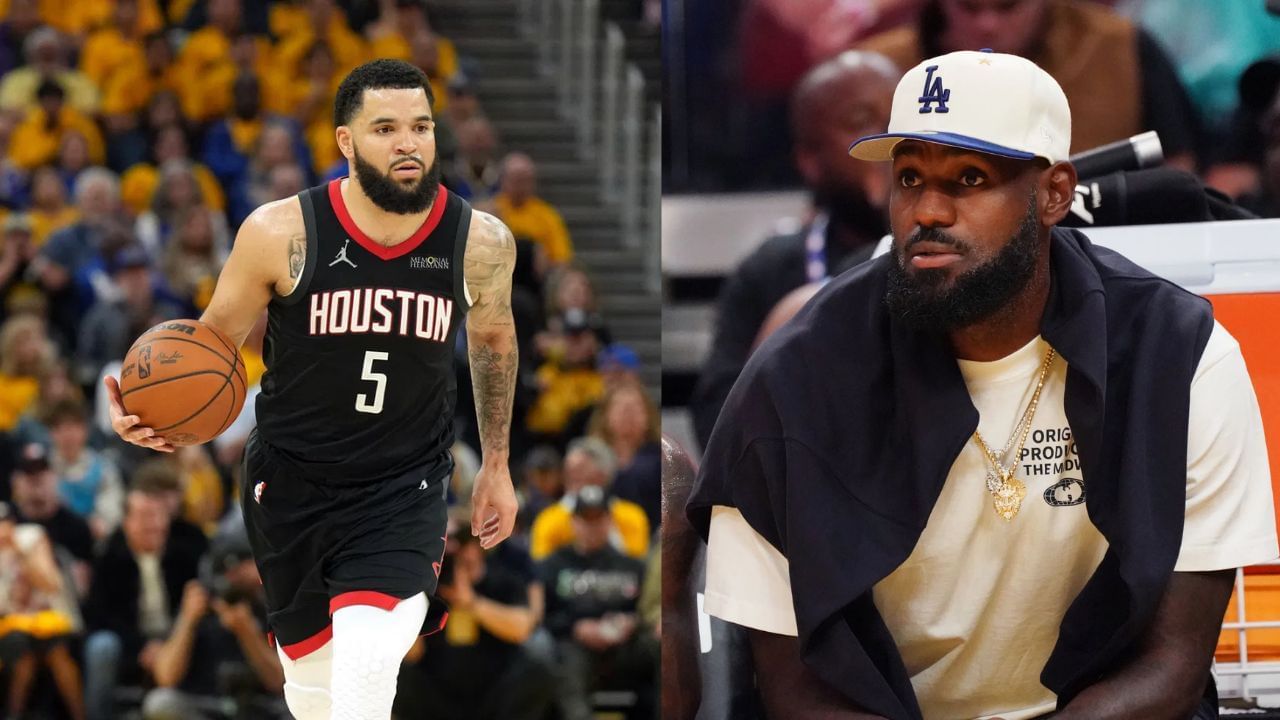 LeBron James sends his prayers for Fred VanVleet after season-ending injury leaves Rockets without starting PG (Imagn)