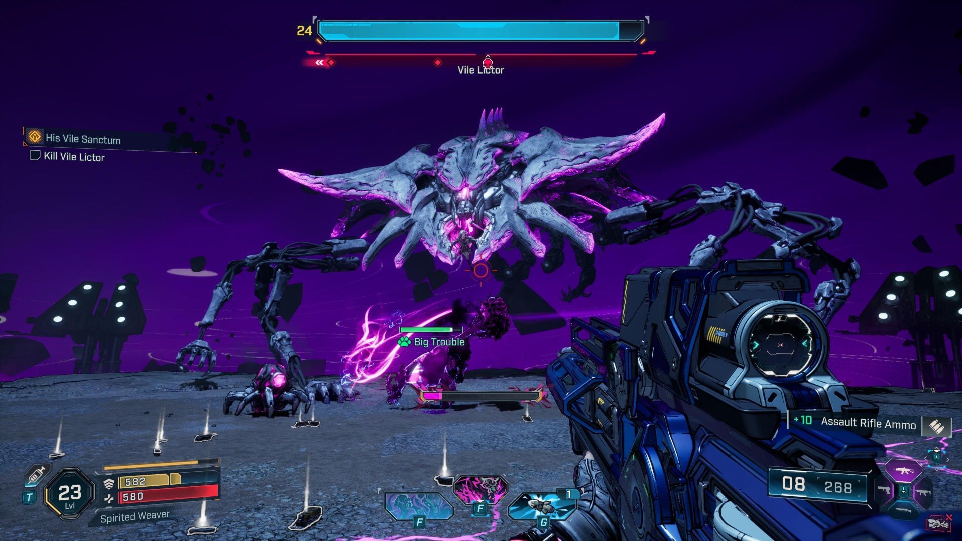 Defeat Vile Lictor to get the Legendary Class Mod (Image via 2K)