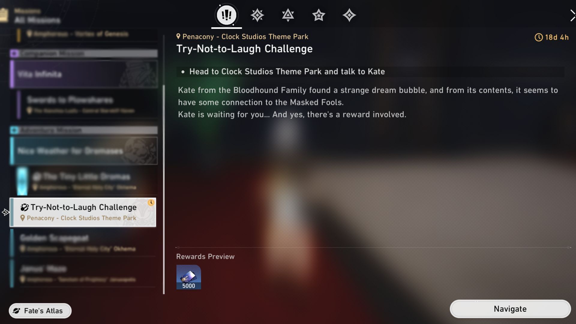 You can navigate to the quest from the Events tab (Image via Sportskeeda Gaming/HoYoverse)