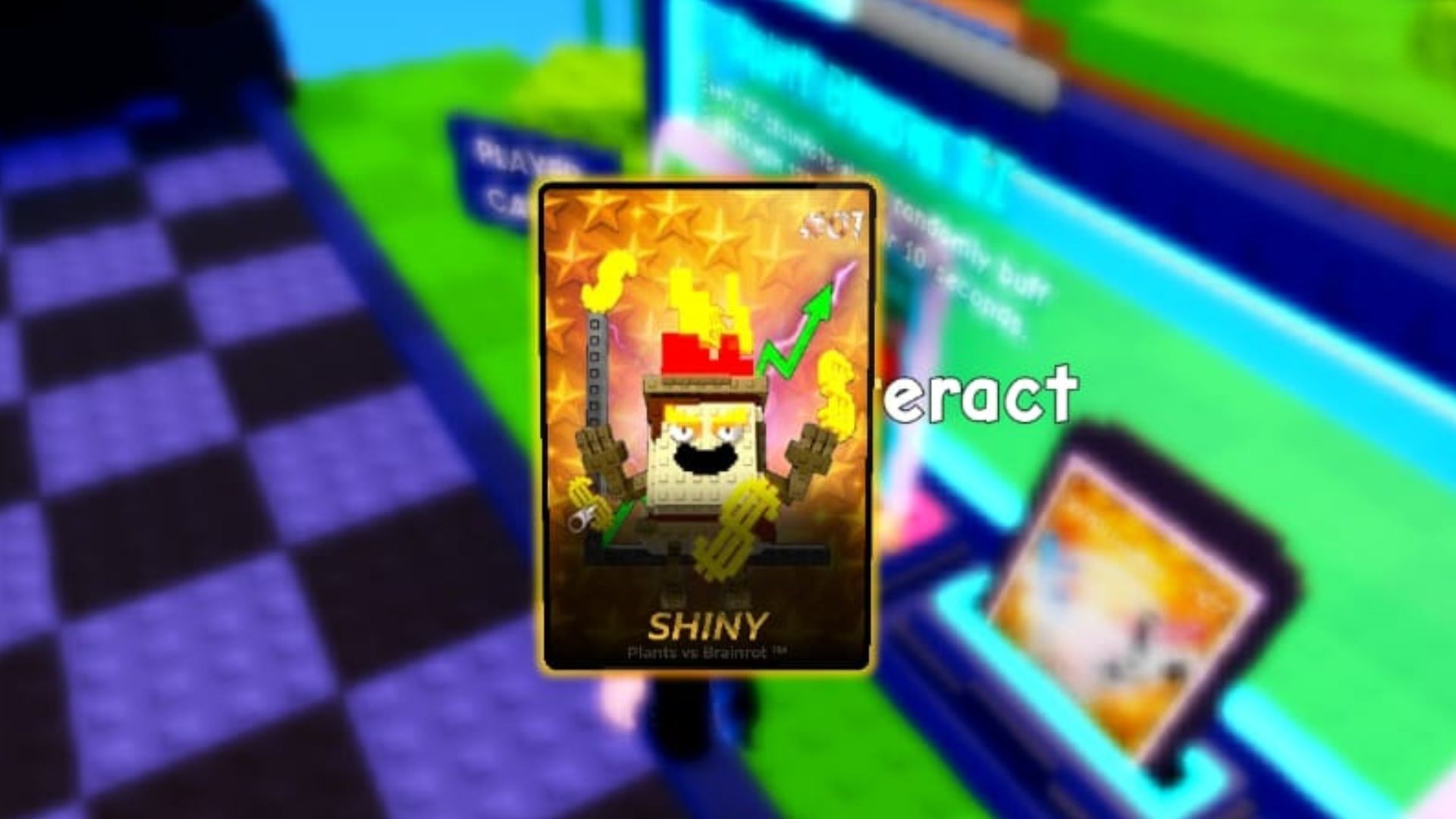 The Brainrot Blessing card (Image via Roblox)