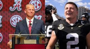 "Alabama is about to massacre these guys": CFB fans call out Diego Pavia's teammate for taking shots at Kalen DeBoer's team ahead of Vanderbilt game