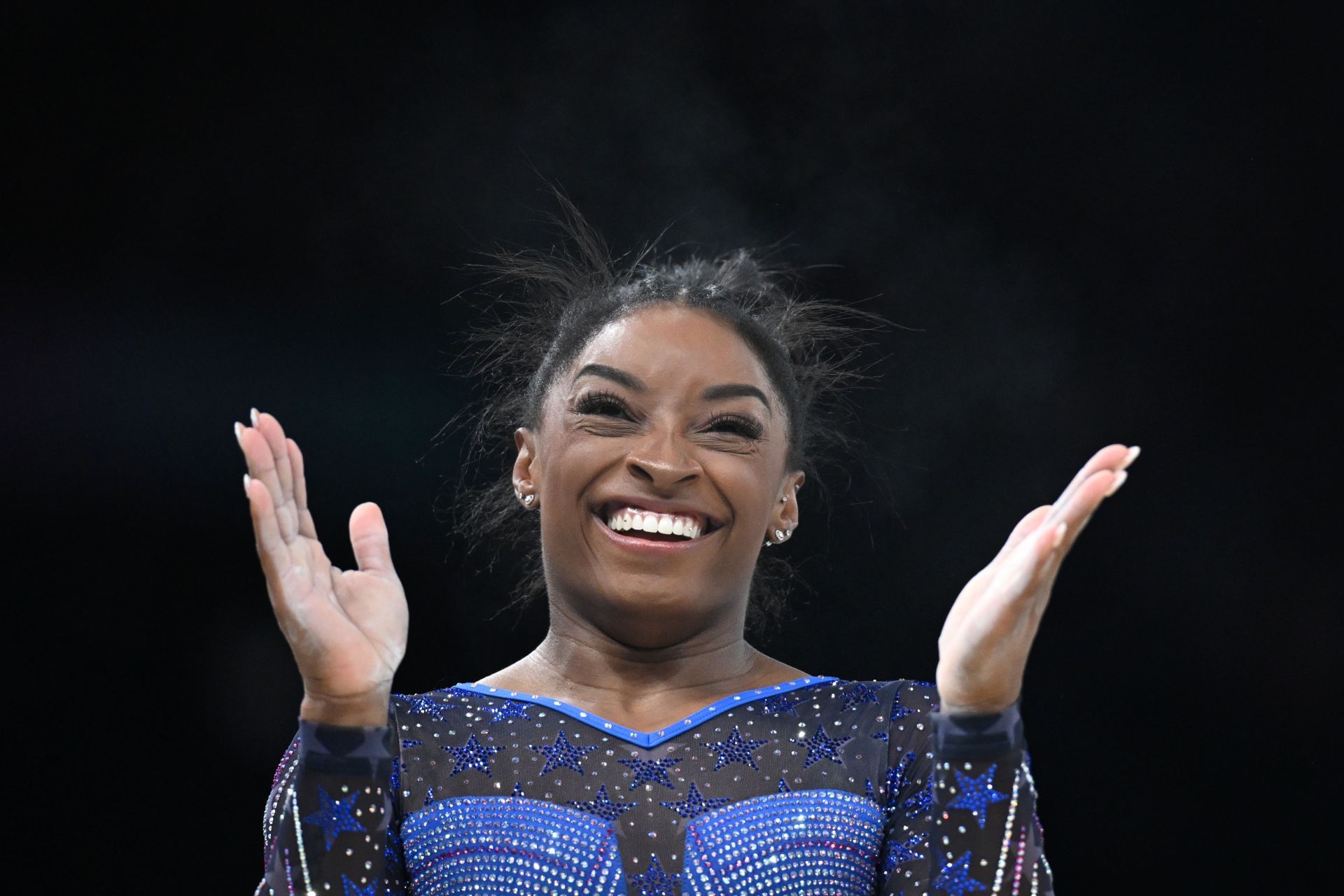 Biles at the Paris 2024 - Gymnastics - Source: Getty