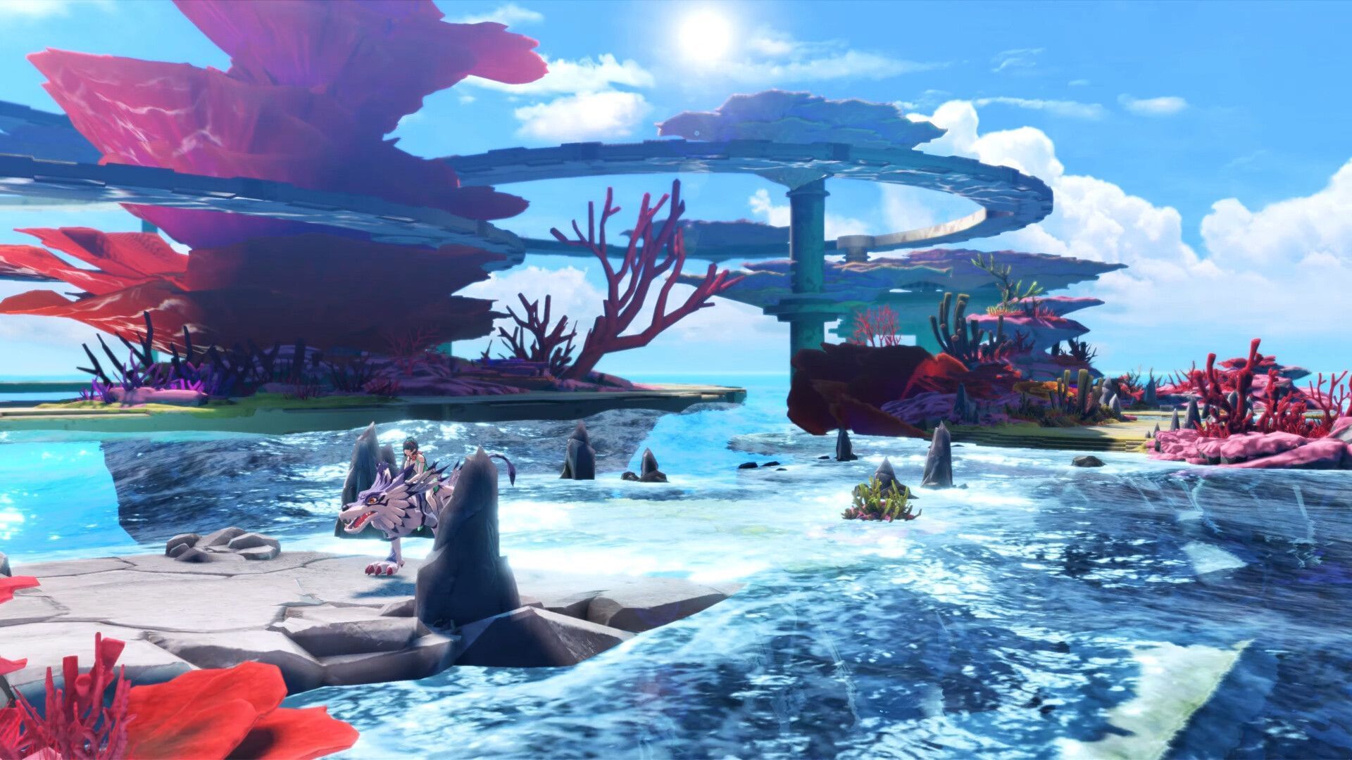 The game&#039;s plot is concerned with saving the world instead of forming romantic relationships with NPCs (Image via Bandai Namco Entertainment)
