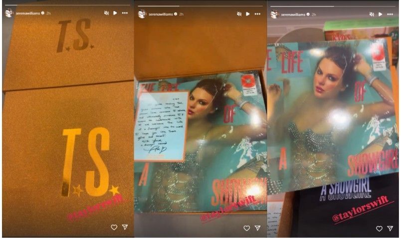 Screenshots of Serena Williams&#039;s Instagram story | Source: IG/serenawilliams