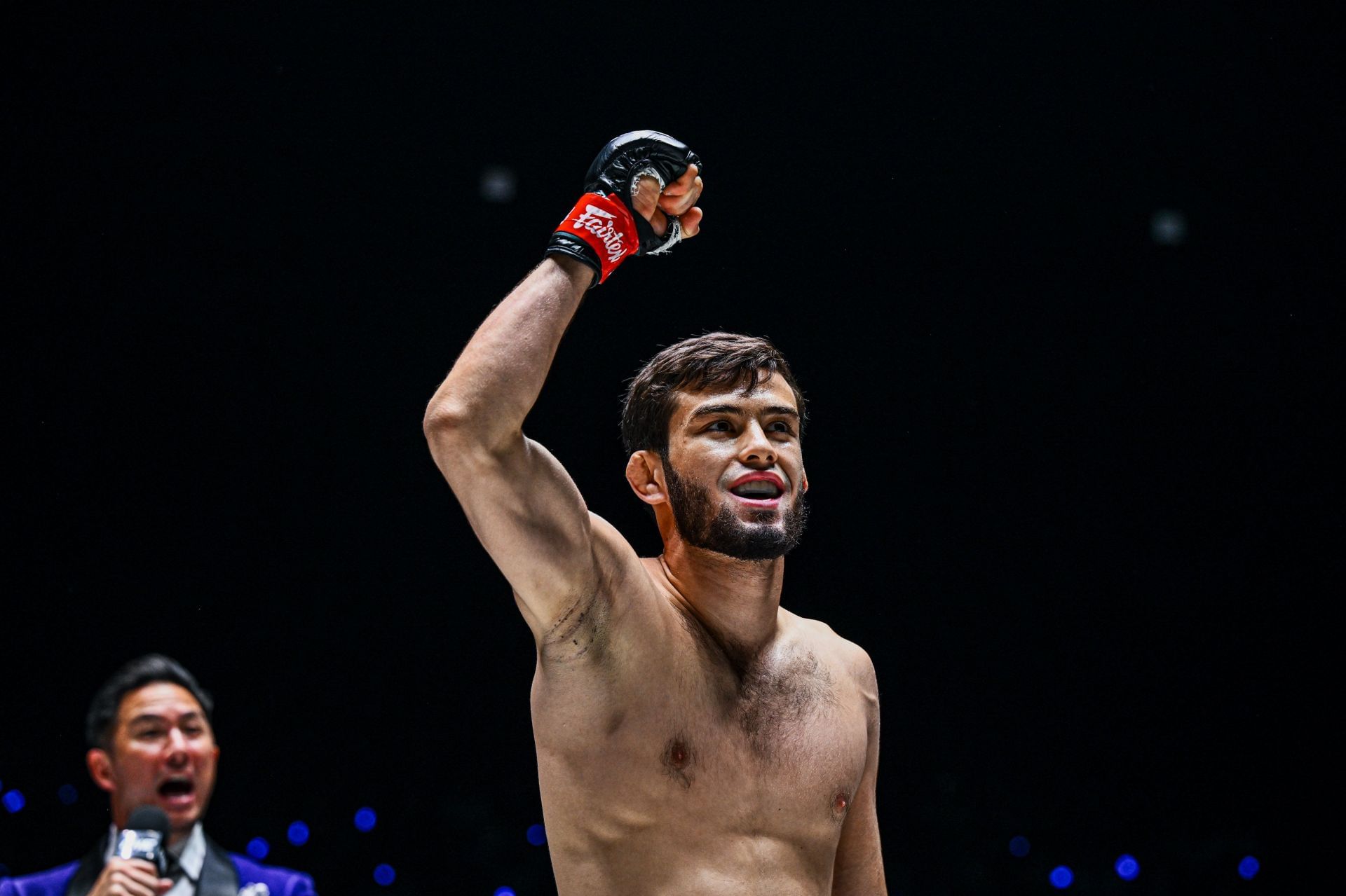 Sanzhar Zakirov (pictured) kept his perfect slate intact at ONE Fight Night 36. Image: ONE Championship