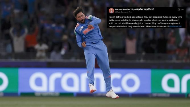 "The best Indian bowler in ODIs is not playing because of batting depth" - Twitter reacts to Kuldeep Yadav's omission in AUS vs IND 2025 1st ODI