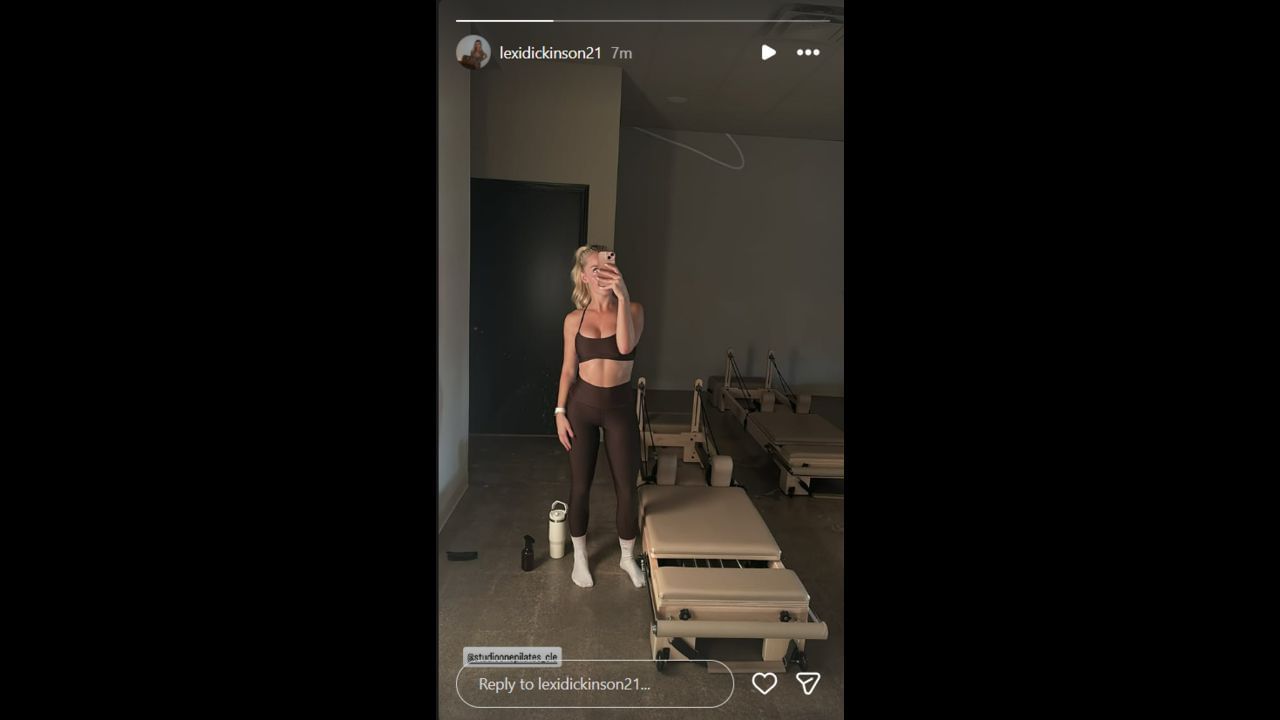 Screenshot of Lexi Dickinson&#039;s Instagram Story (Image from - Instagram.com/@lexidickinson21 IG Stories)
