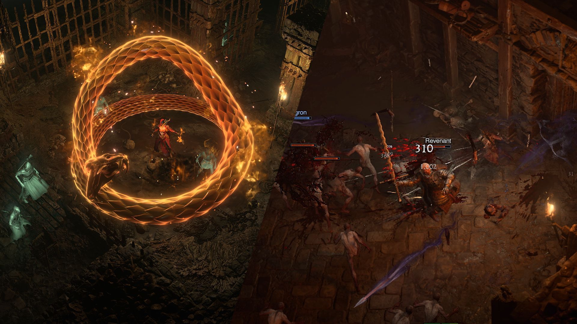 With the Devouring Blaze passive active, pyro builds can demolish elites and bosses with more efficiency (Image via Blizzard Entertainment)