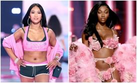 Suni Lee turns heads in special outfit while joining Angel Reese on runway debut at Victoria's Secret Fashion Week