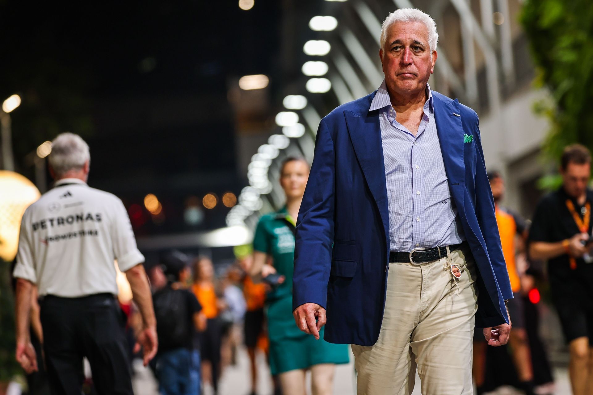 Aston Martin boss Lawrence Stroll at the Singapore Grand Prix - Source: Getty