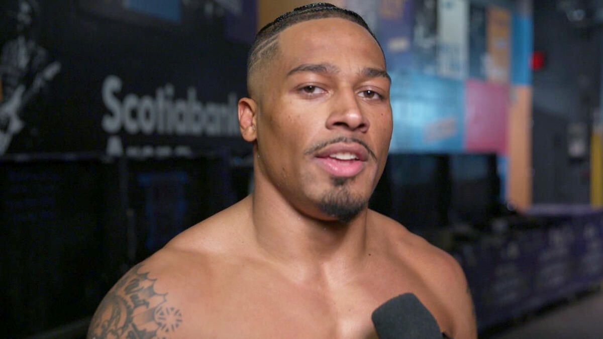 Carmelo Hayes backstage (Picture Courtesy: WWE.com)
