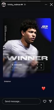 Screengrab from Trinity Rodman's Instagram @trinity_rodman