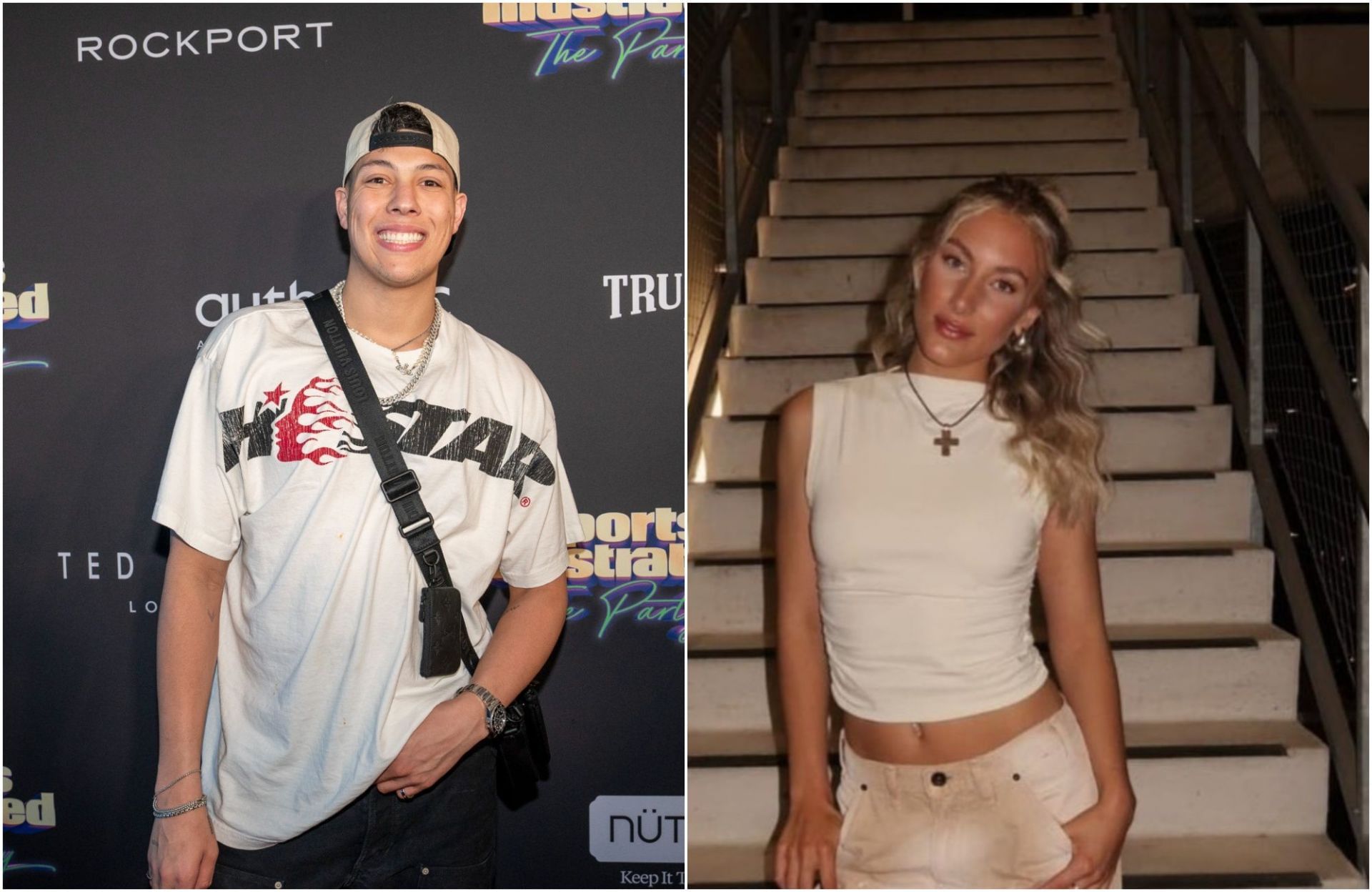Jackson Mahomes shares intimate kiss with GF Shyanne Blankenship 