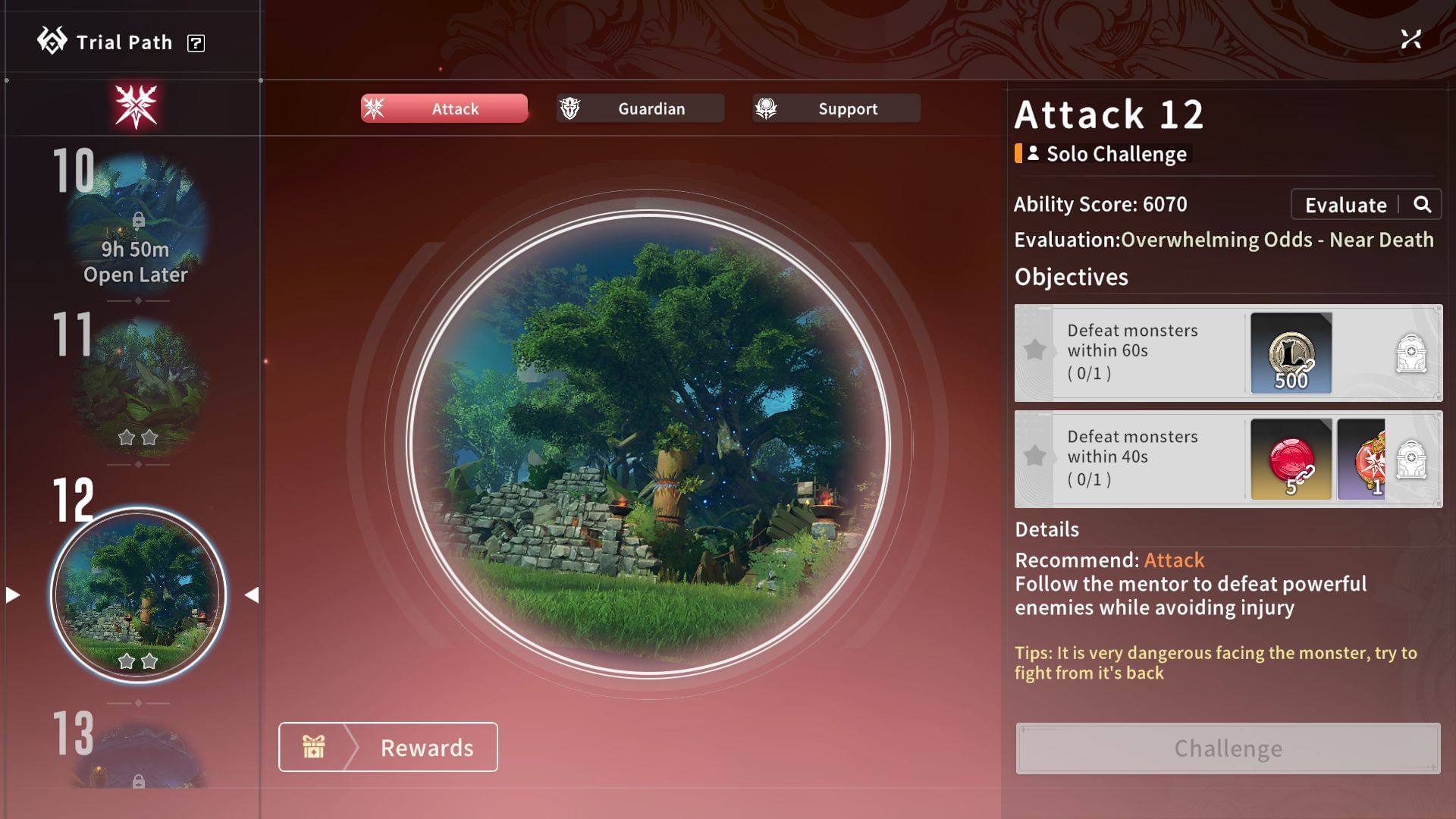 Trial Path Floor 12 (Image via A Plus)