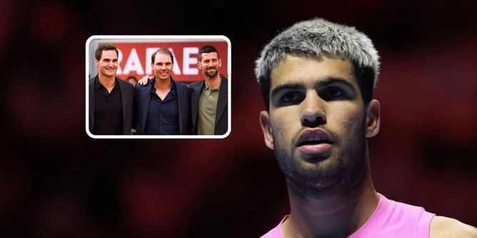 "It is unfair" - Ex-ATP pro blames Federer, Nadal & Djokovic's greatness for Carlos Alcaraz suffering unrealistic expectations in Grand Slam race