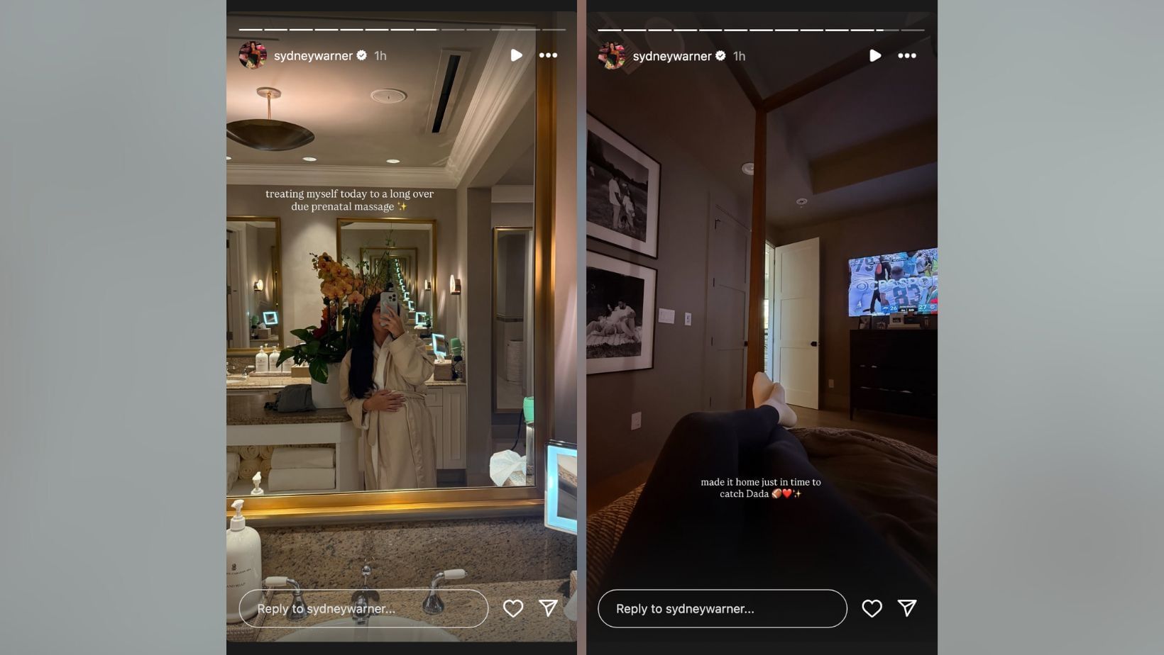 Fred Warner&#039;s wife Sydney shows support for LB (Image Credit: Sydney/IG)
