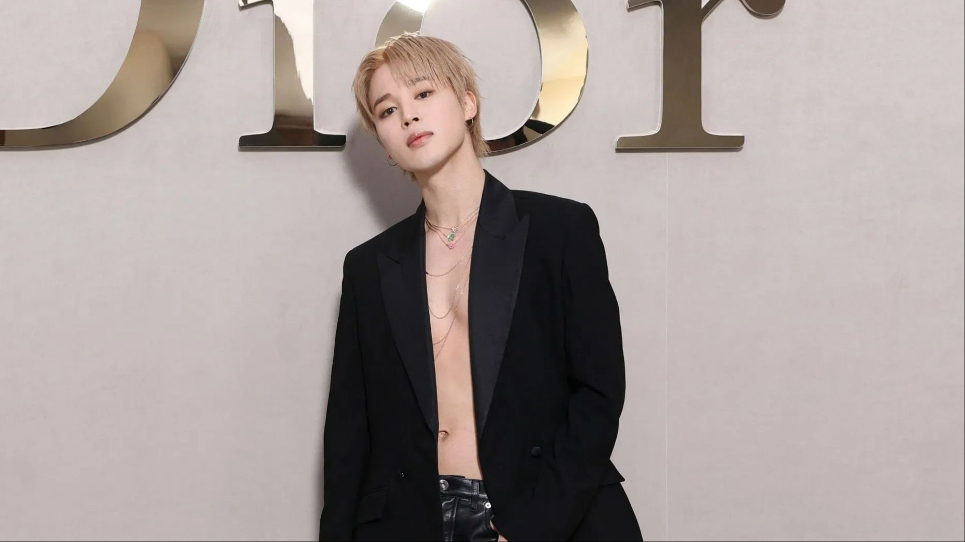 BTS&#039; Jimin at Dior&rsquo;s Spring/Summer 2026 show (Image via Getty)