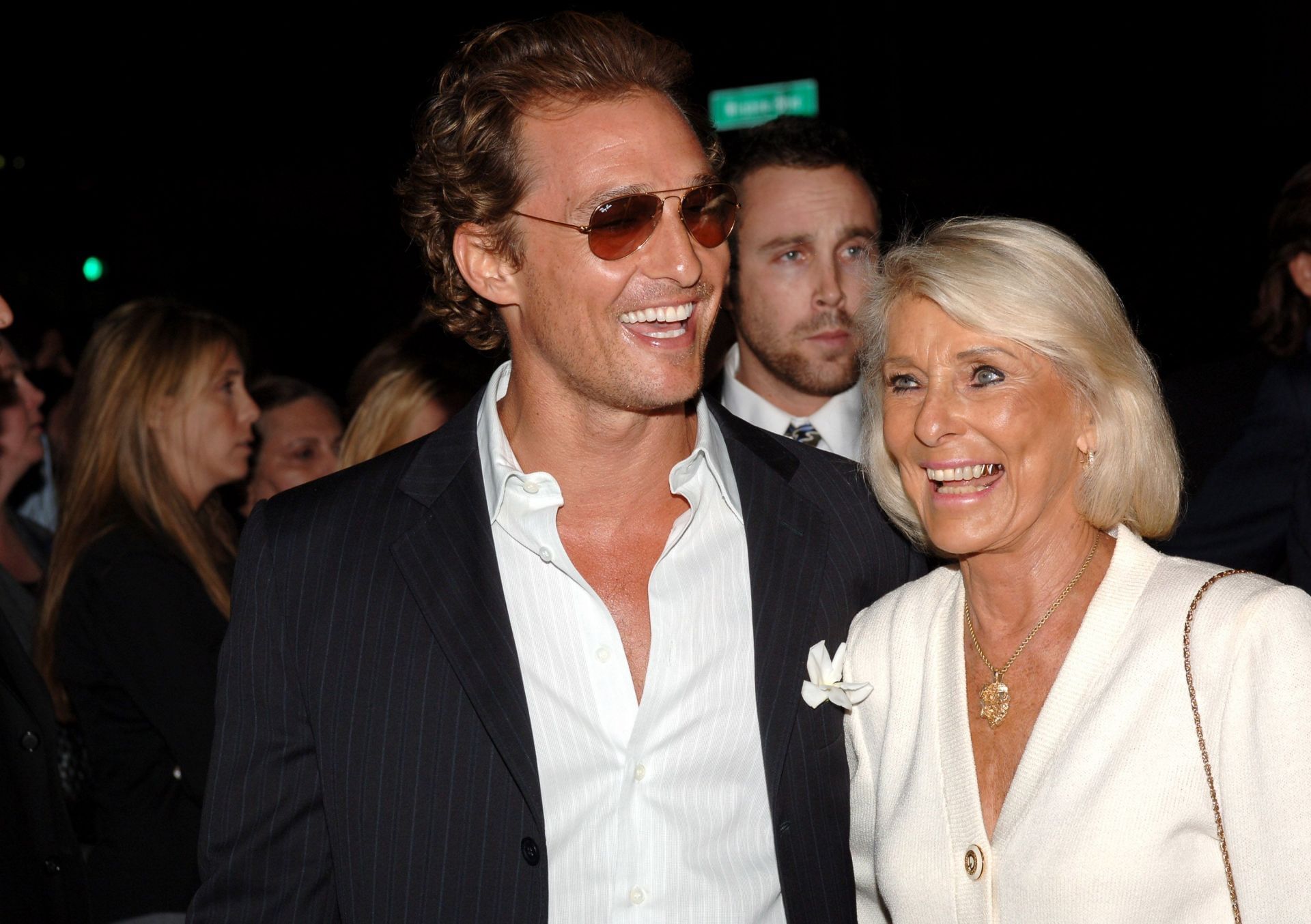 Matthew McConaughey and mother Kay McConaughey (Photo by L. Cohen/WireImage)