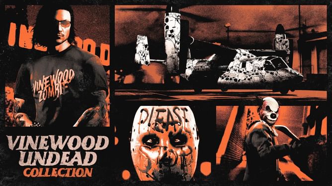 How to get Vinewood Undead Collection masks in GTA Online