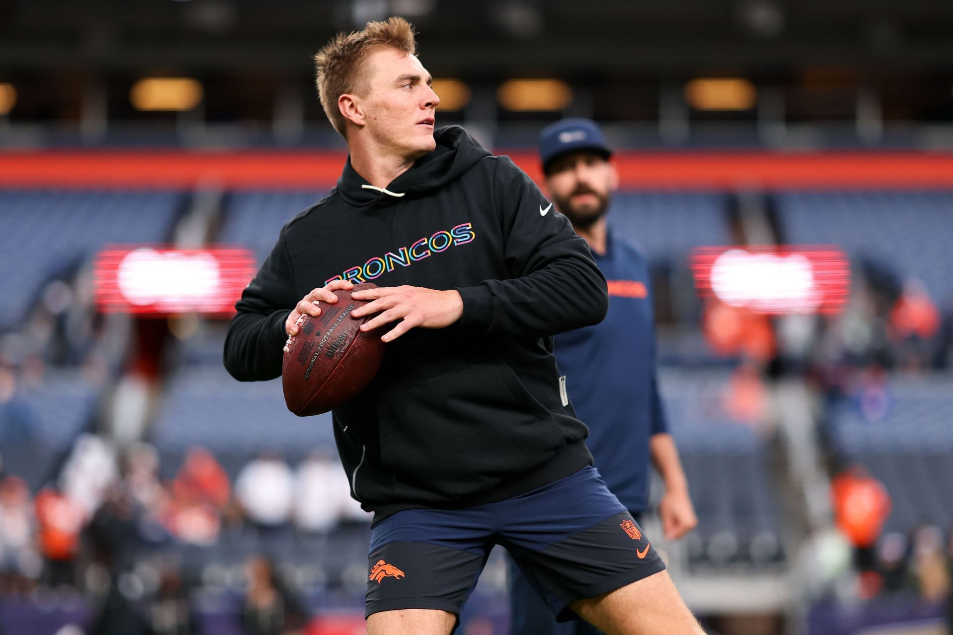 Quarterback Bo Nix of the Denver Broncos - NFL 2025 - Source: Getty