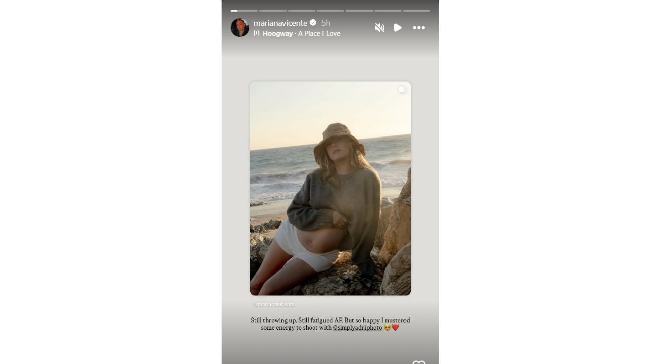 Mariana&#039;s Instagram story