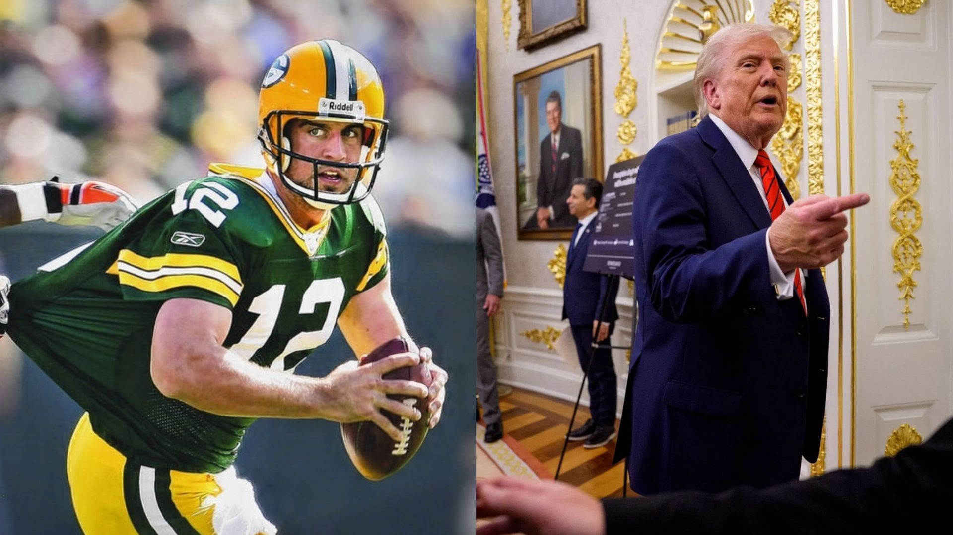 NFL insider fires shots at Aaron Rodgers over Donald Trump getting Covid-19 booster vaccination (Image source - Getty/IMAGN)