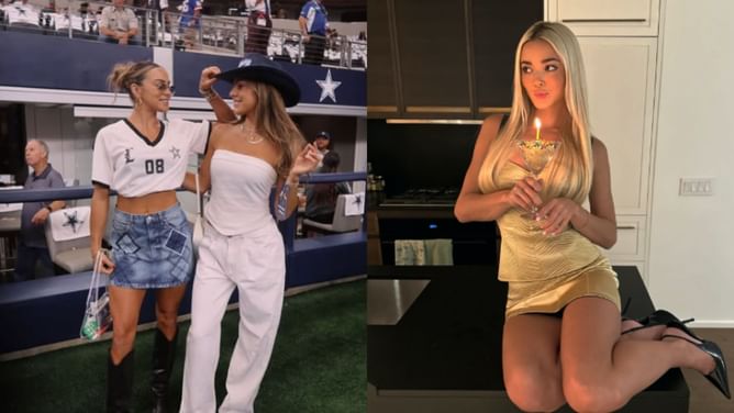 Jake Ferguson’s fiancée Haley Cavinder & twin Hanna send birthday wishes to Olivia Dunne as LSU star gymnast turns “tini bit older”