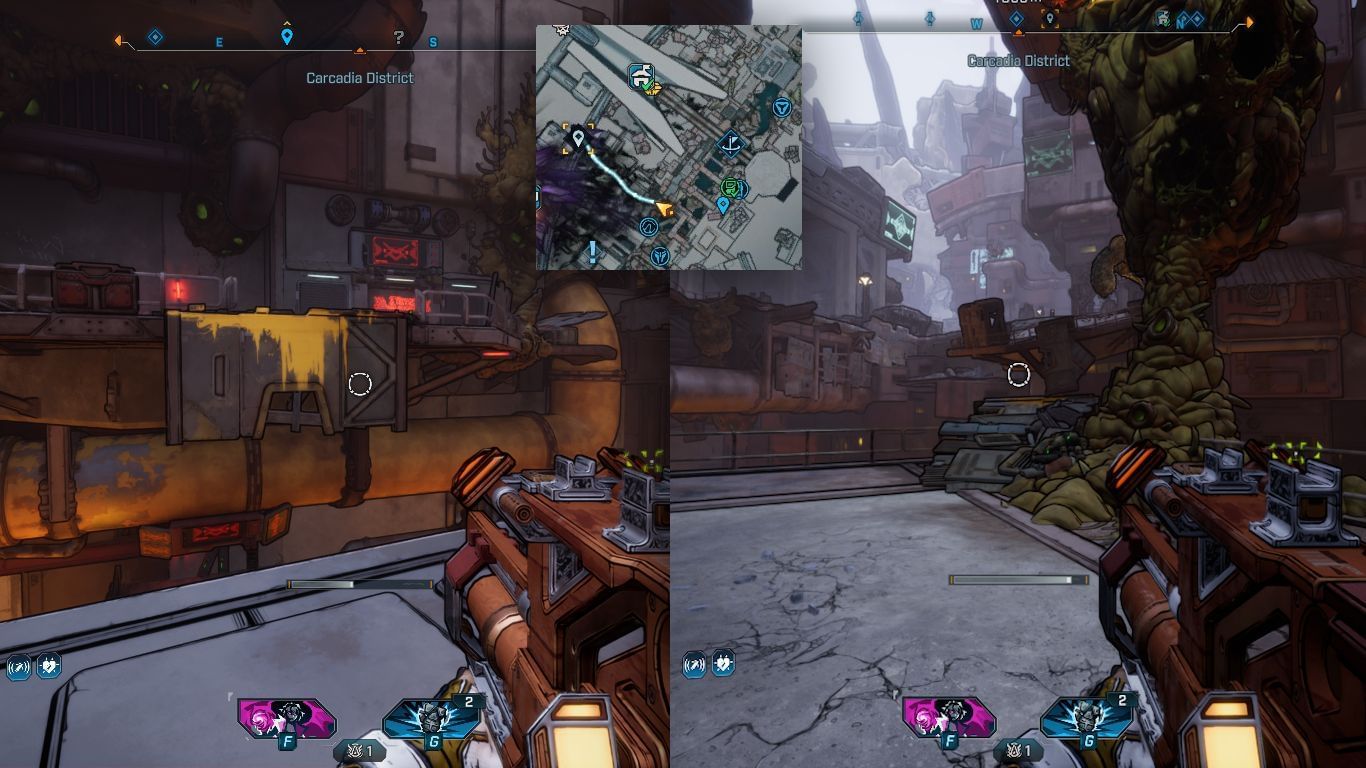 If you fall to the floor, it&#039;s best to fast travel back to the safehouse and retry (Image via 2K)