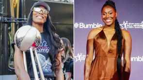 “Aliyah Boston living rent free in A’ja’s head”: Fans erupt as A’ja Wilson seemingly shades Fever star with “special whistle” jab