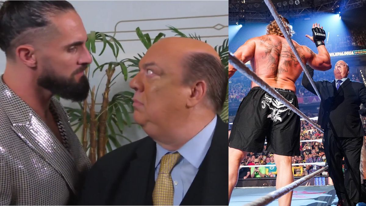 Paul Heyman to replace Seth Rollins with Brock Lesnar? [Images via WWE on X &amp; WWE.com]
