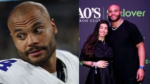 Dak Prescott's fiancée Sarah swoons over Cowboys QB's $1,860 Christian Dior outfit styled by her for Jets game