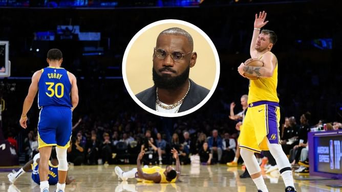 "Rich Paul Calling Mavs and Cavs": Lakers Fans React to LeBron James' Stoic Expression Amid Diabolical Collapse vs Warriors