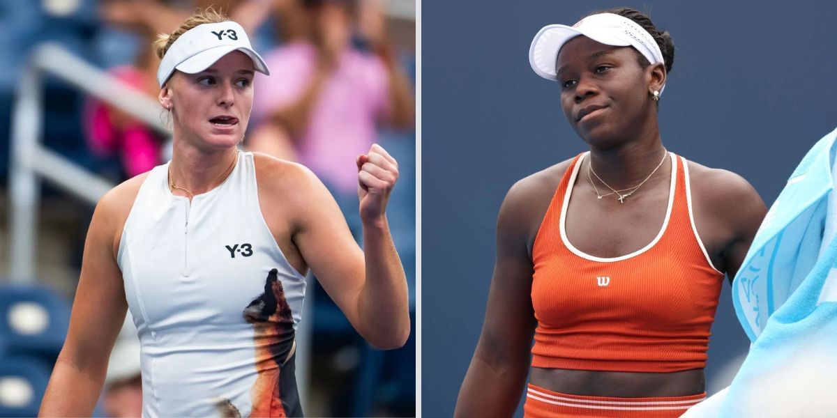 Ashlyn Krueger and Victoria Mboko in the Wuhan Open - Image Source: Getty 