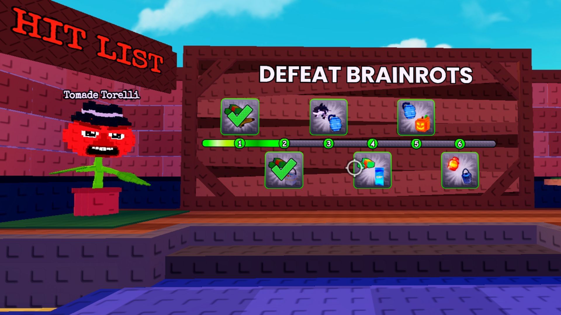 The Brainrot Hit List event (Image via Roblox)