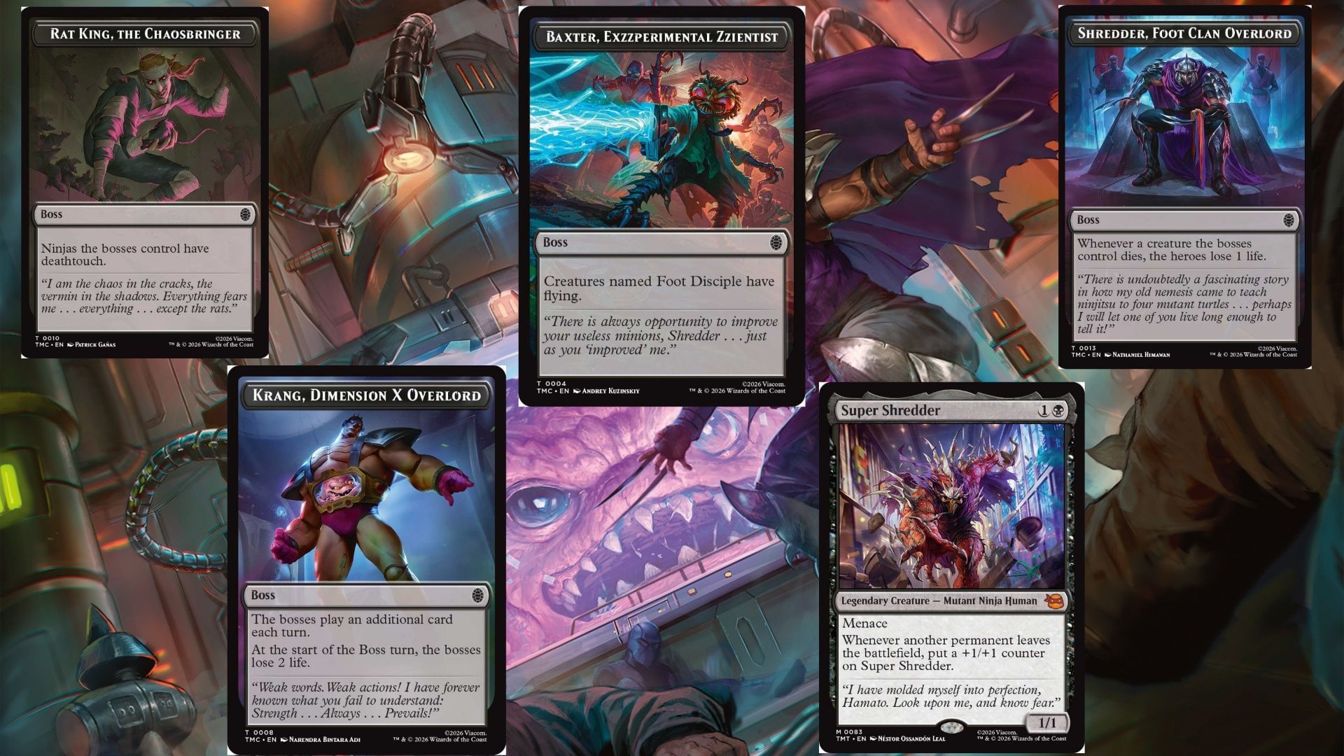 Super Shredder isn&#039;t in the Turtle Team-Up Box; I just wanted to include him because he&#039;s evil and awesome (Image via Wizards of the Coast)