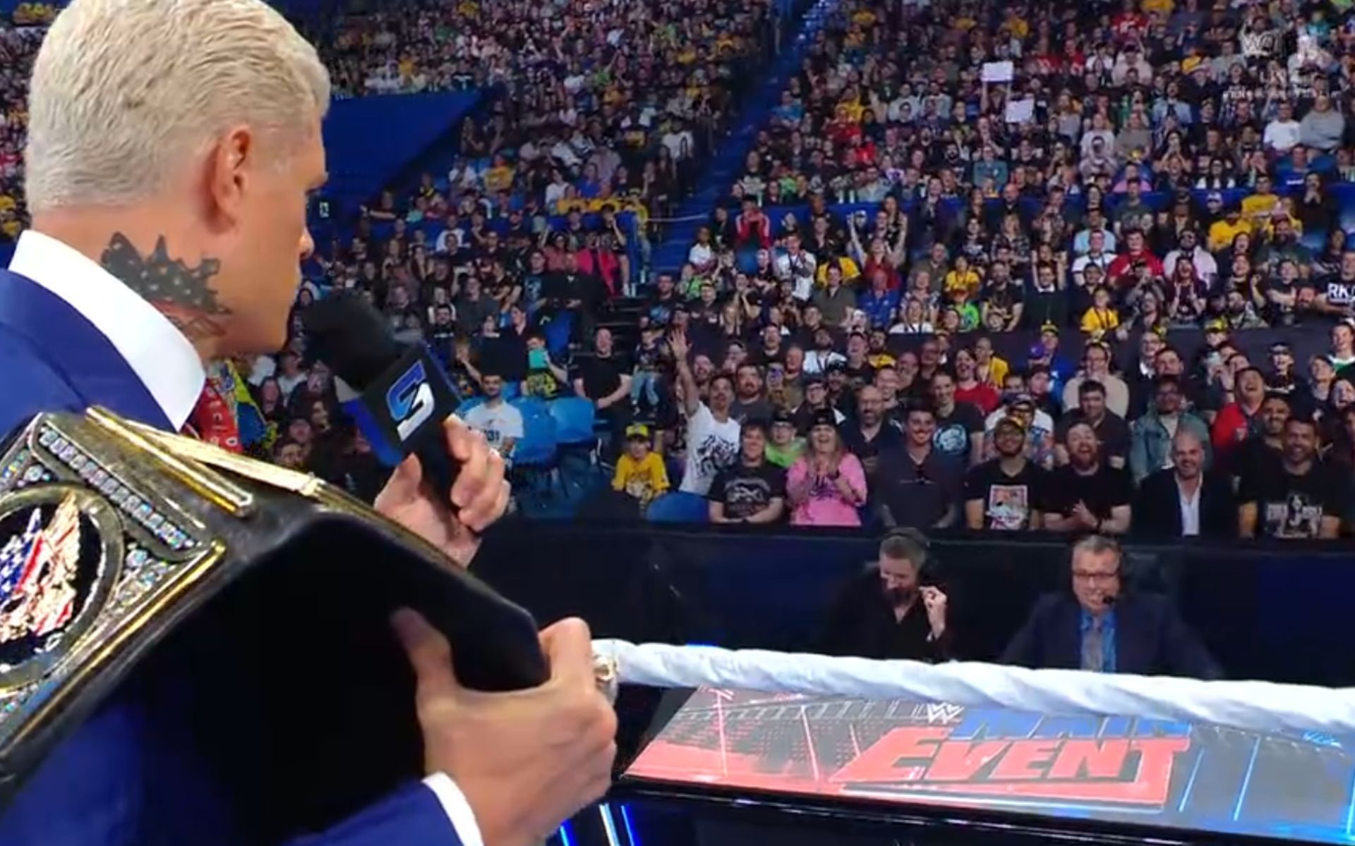 A hilarious moment (Pic Courtesy: WWE on Netflix)