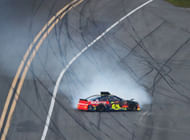 William Byron spins during the 2018 Daytona 500. Source: Imagn