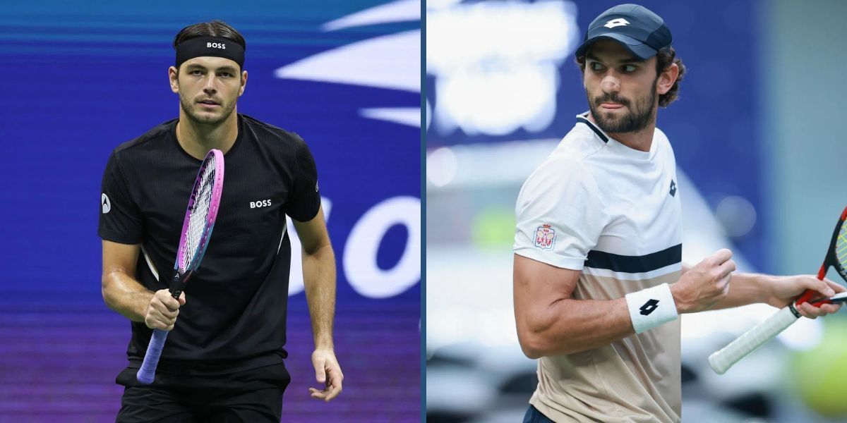 Taylor Fritz vs Valentin Vacherot is one of the first-round matches at the Swiss Indoors 2025. (Photos: Getty)