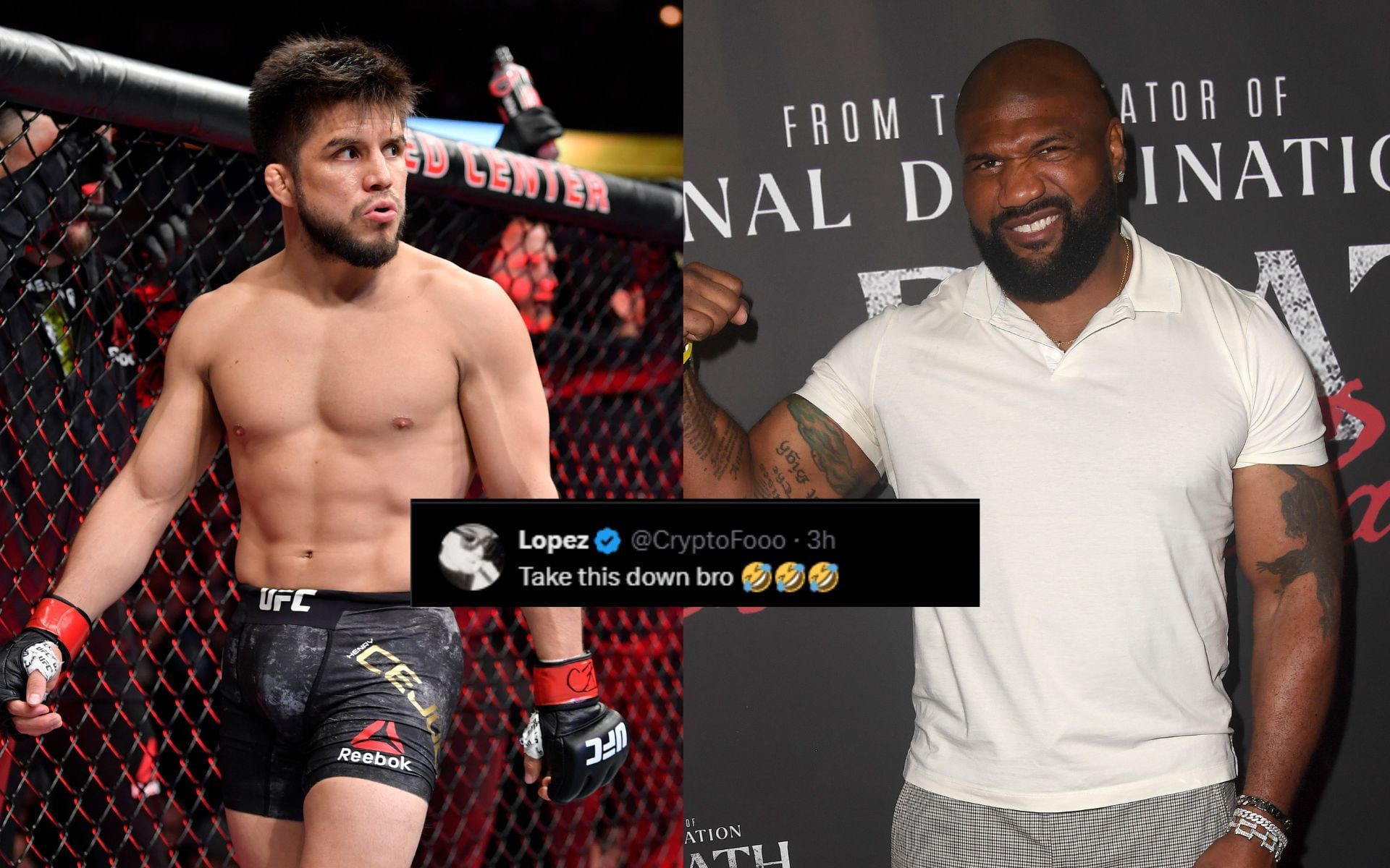 Fans react to Henry Cejudo and Quinton 