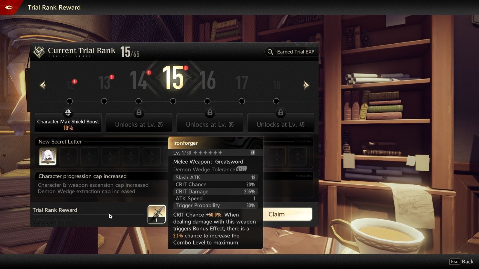 You can get some weapons after completing certain events and challenges (Image via Pan Studio)