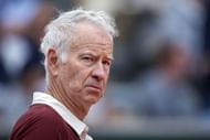 John McEnroe at the 2025 French Open (Source: Getty)