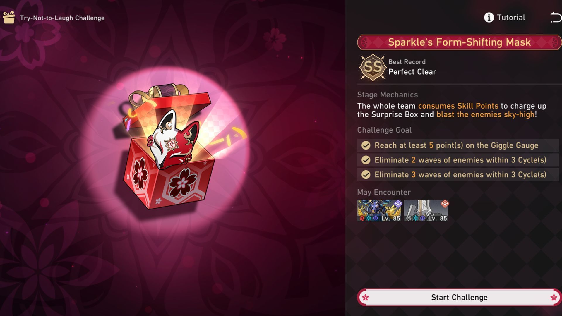 Try-Not-to-Laugh Challenge Stage 1 (Image via Sportskeeda Gaming/HoYoverse)