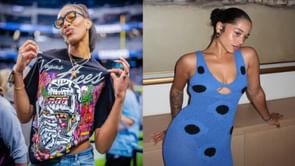 A'ja Wilson adores Jayson Tatum's wife Ella Mai's serene swimming video with heartfelt two-word reaction
