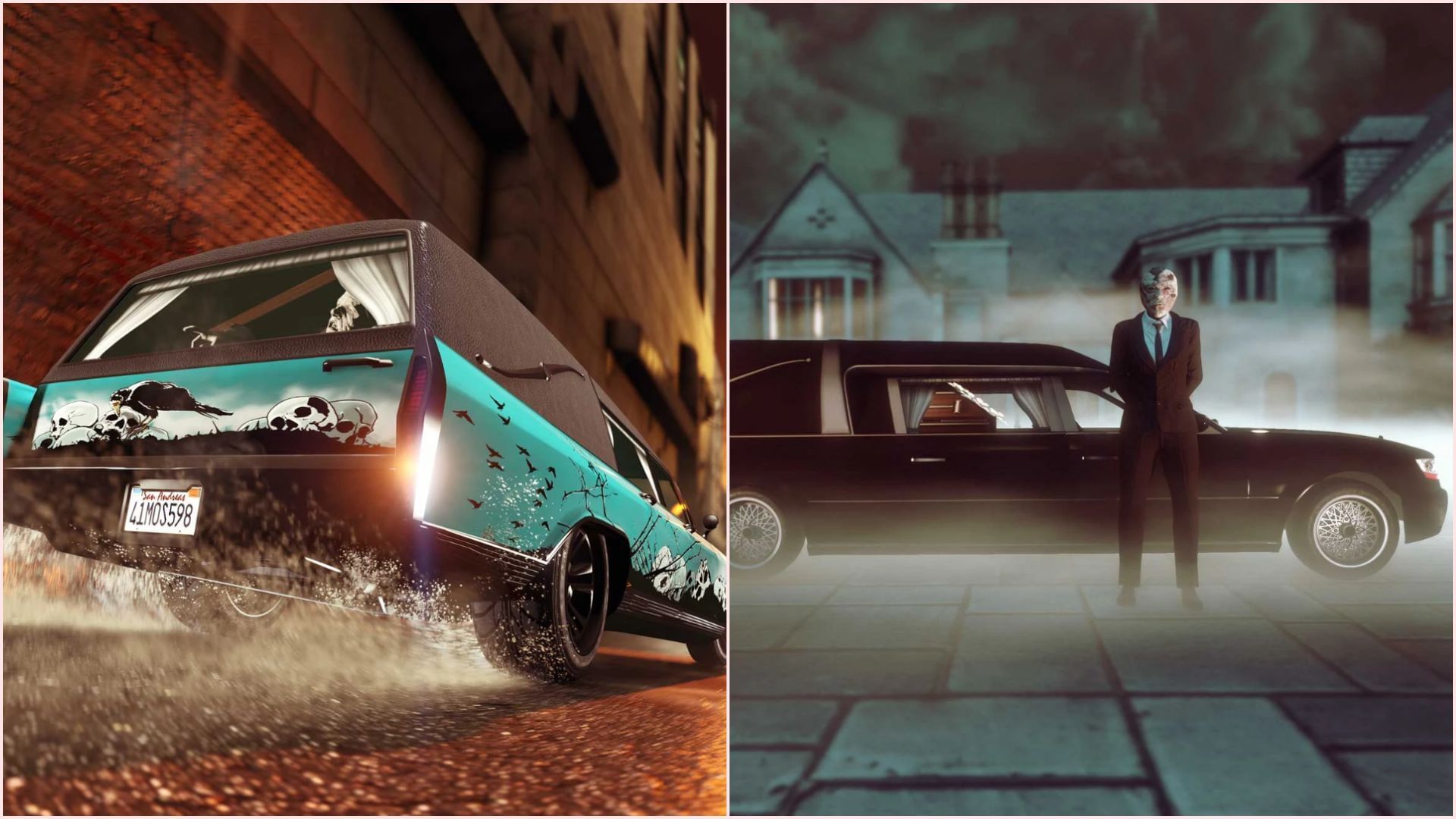 These two hearse vehicles are vastly different (Image via Rockstar Games // GTA Wiki)