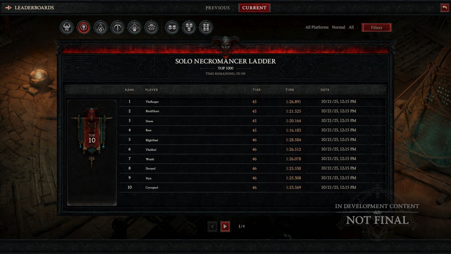 Leaderboards will finally be here in D4! (Image via Blizzard Entertainment)
