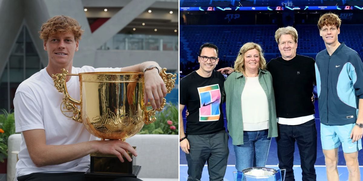 Jannik Sinner reveals why his huge China Open trophy will have to kept at parents