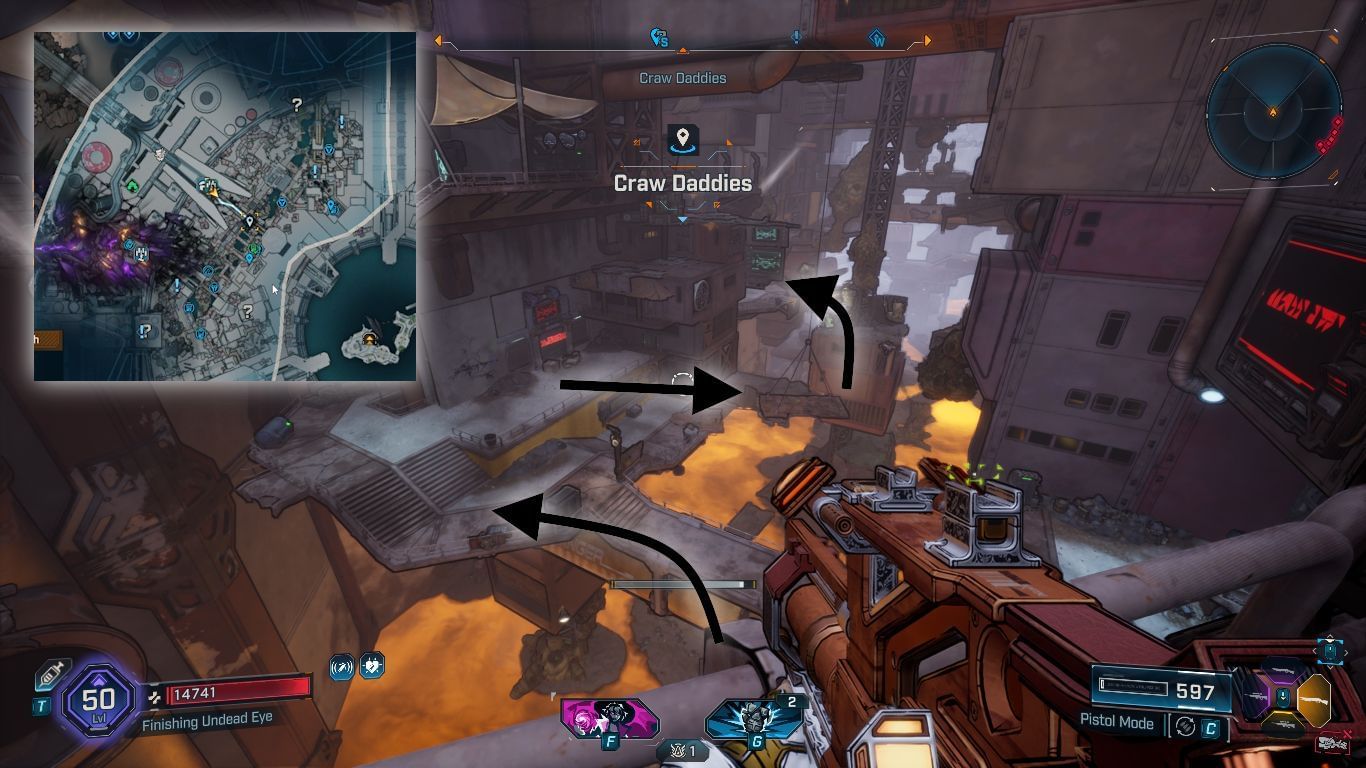 There&#039;s no linear path to the Spoil of Toiling Vis (Image via 2K)