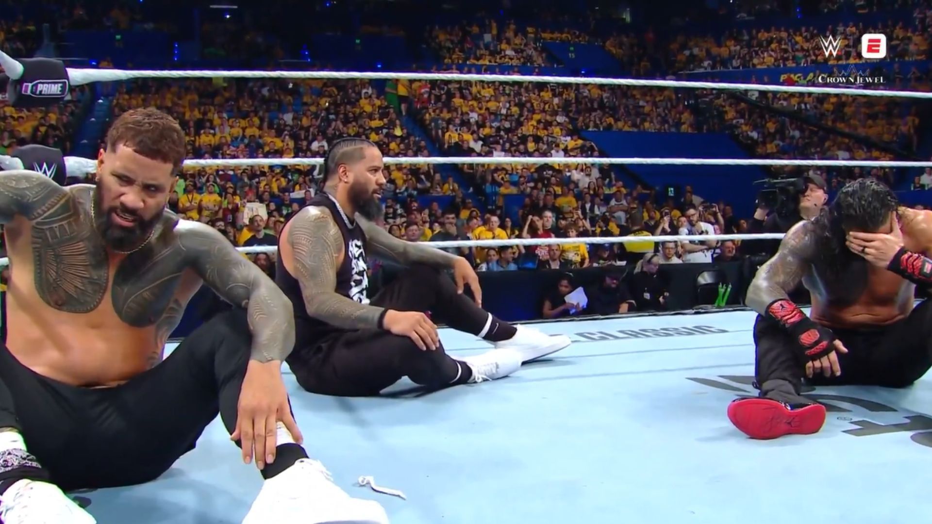 Roman Reigns was unable to win at Crown Jewel (Image Credits: WWE on X)