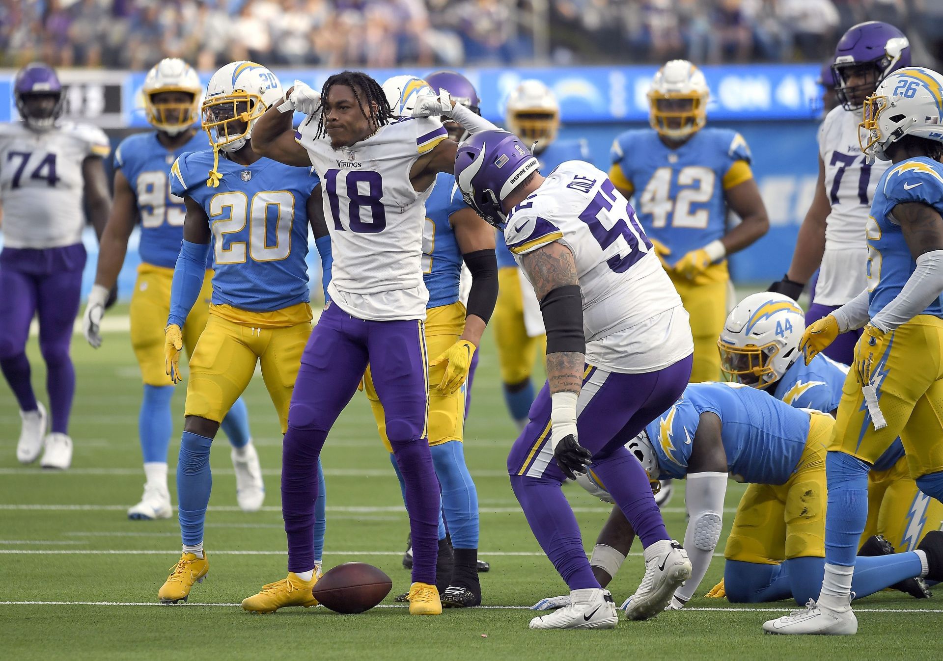 Minnesota Vikings v Los Angeles Chargers - Source: Getty