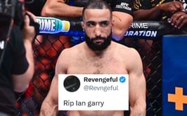 "Pray for Ian Garry" - Fans fear for Belal Muhammad's rival as former champion highlights how baby daughter has provided greater motivation